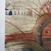 Lithographie 1/10 signée Bernard Ledein, 1986