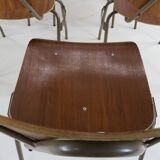 Set of six dining chairs by Kho Liang Ie for Car Katwijk