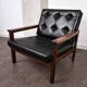 Pair of armchairs in rosewood model Capella by Illum Wikkelsø for Niels Eilersen, Denmark, 1960.
