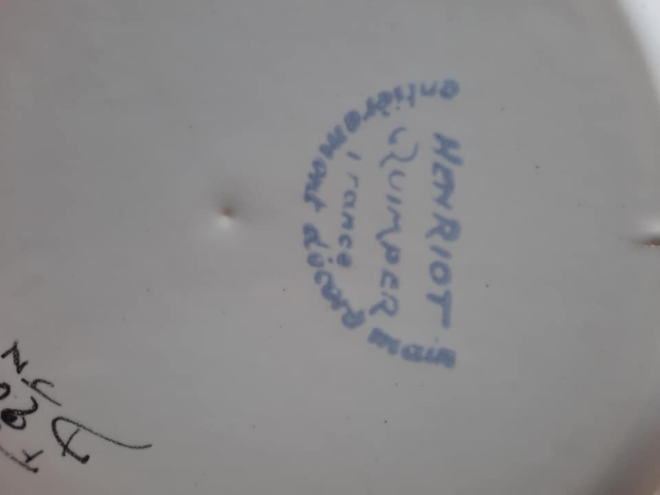 Henriot Quimper plate