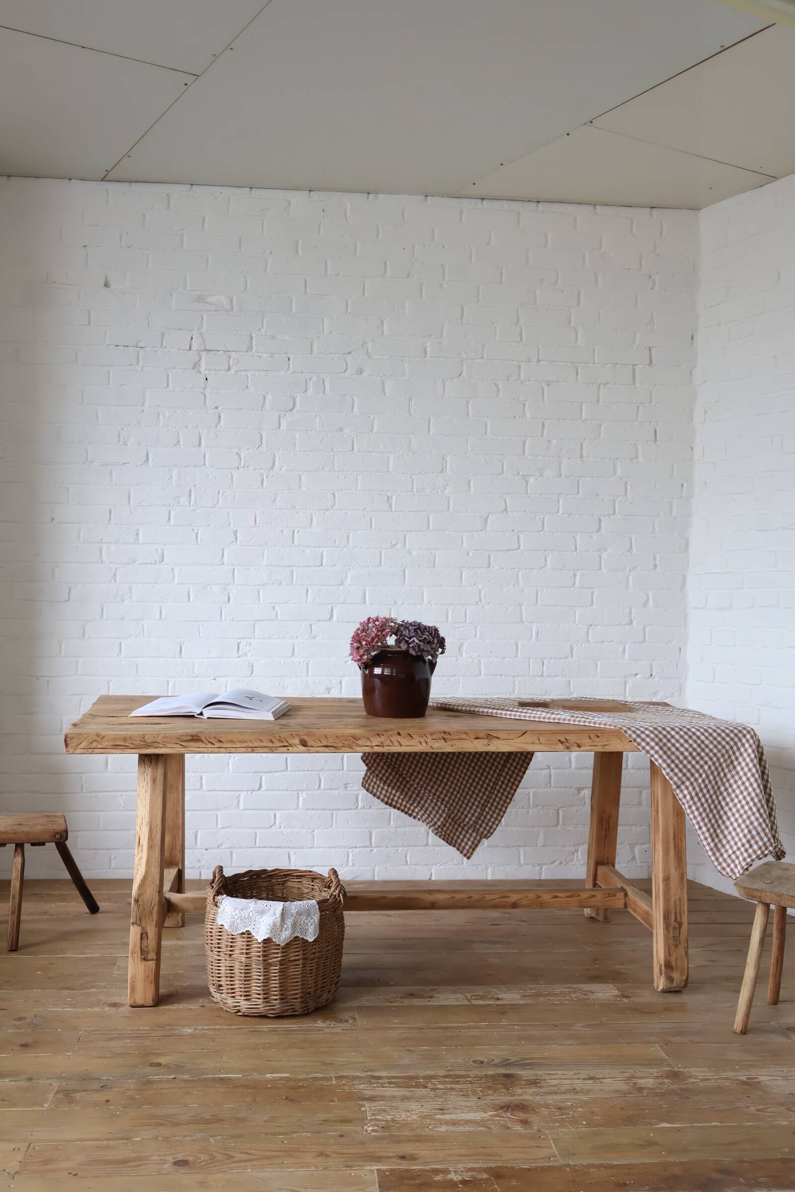 Renovated farmhouse table