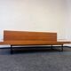 Mid century 2 seater Design Sofa/daybed in mahogany - 1970 / Czechoslovakia