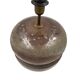 Mid-century modern brown ceramic lamp base,  France 1960s