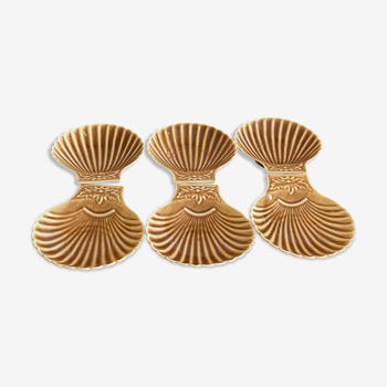 6 scallop shell cups