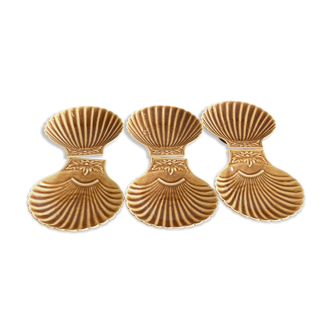 6 scallop shell cups