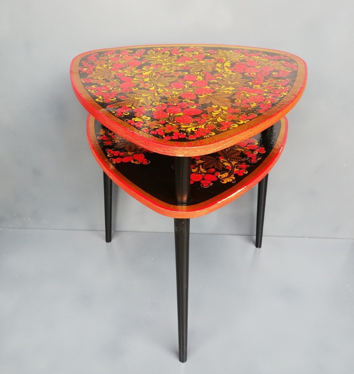 Vintage Russian tripod table