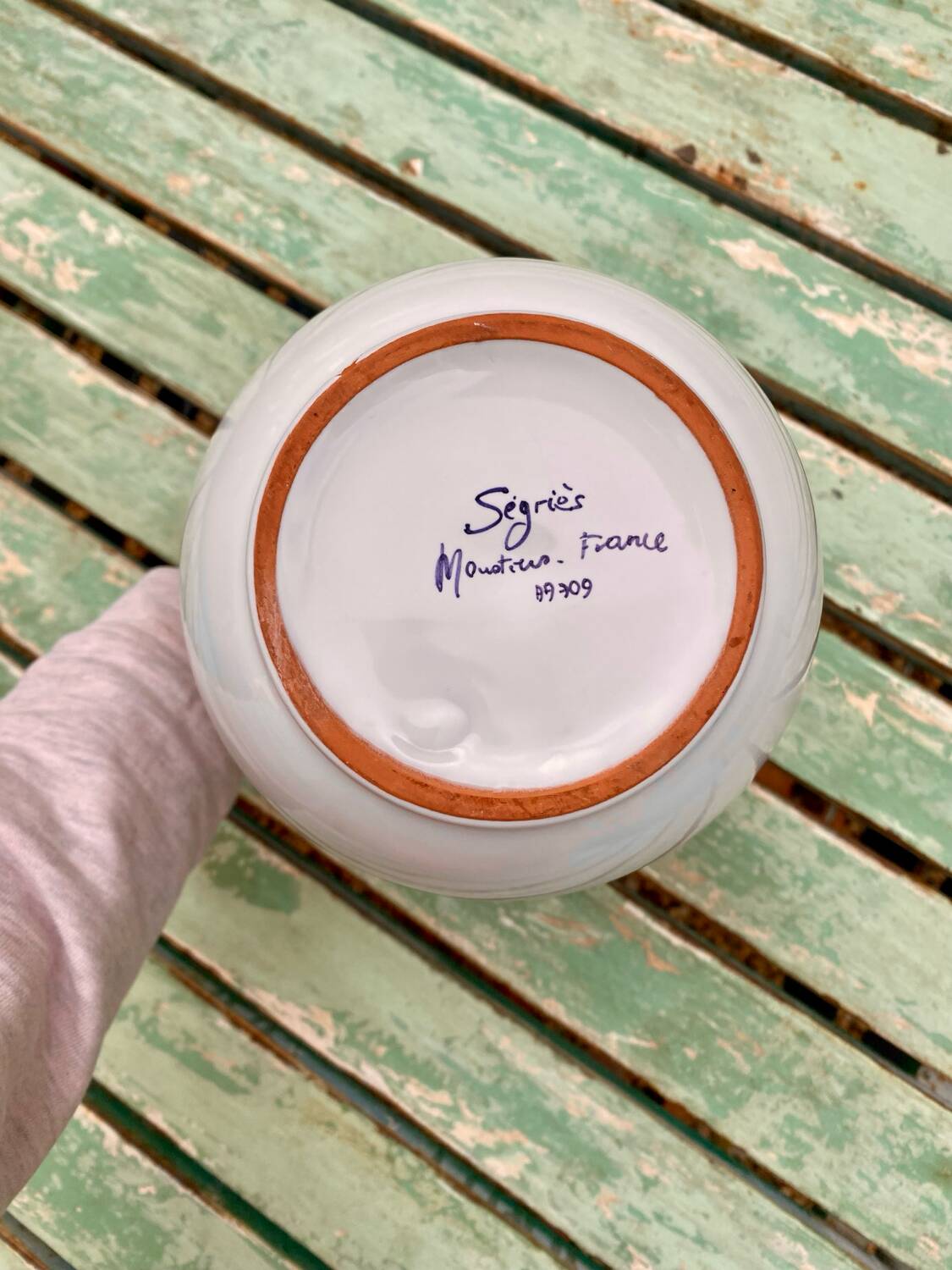 Large Moustiers vase