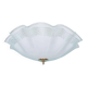 Vintage 1970s glass space ceiling lamp.