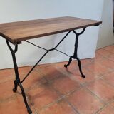 Old bistro table elm tray