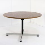 Round copper dining table