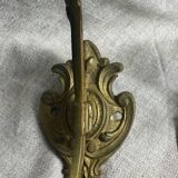 Bronze and glass coat hooks