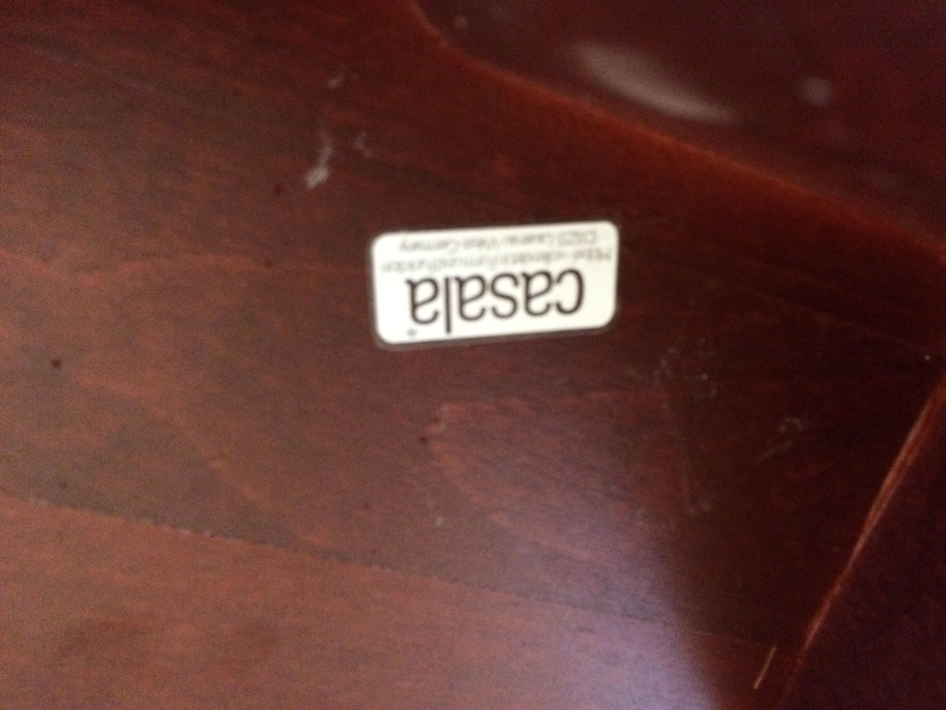 70's mahogany Casala table