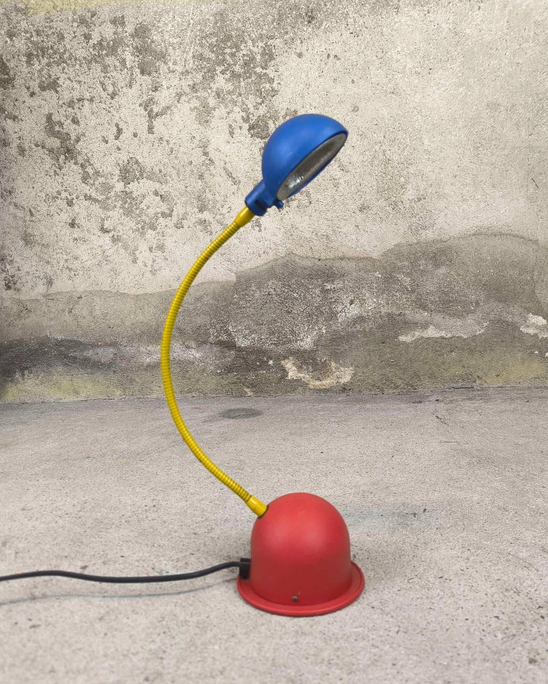 Vintage desk lamp Stilplast Memphis style
