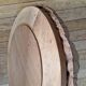 Vintage 70s round cork mirror