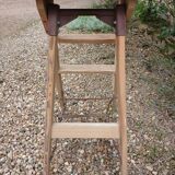 Old wooden stepladder