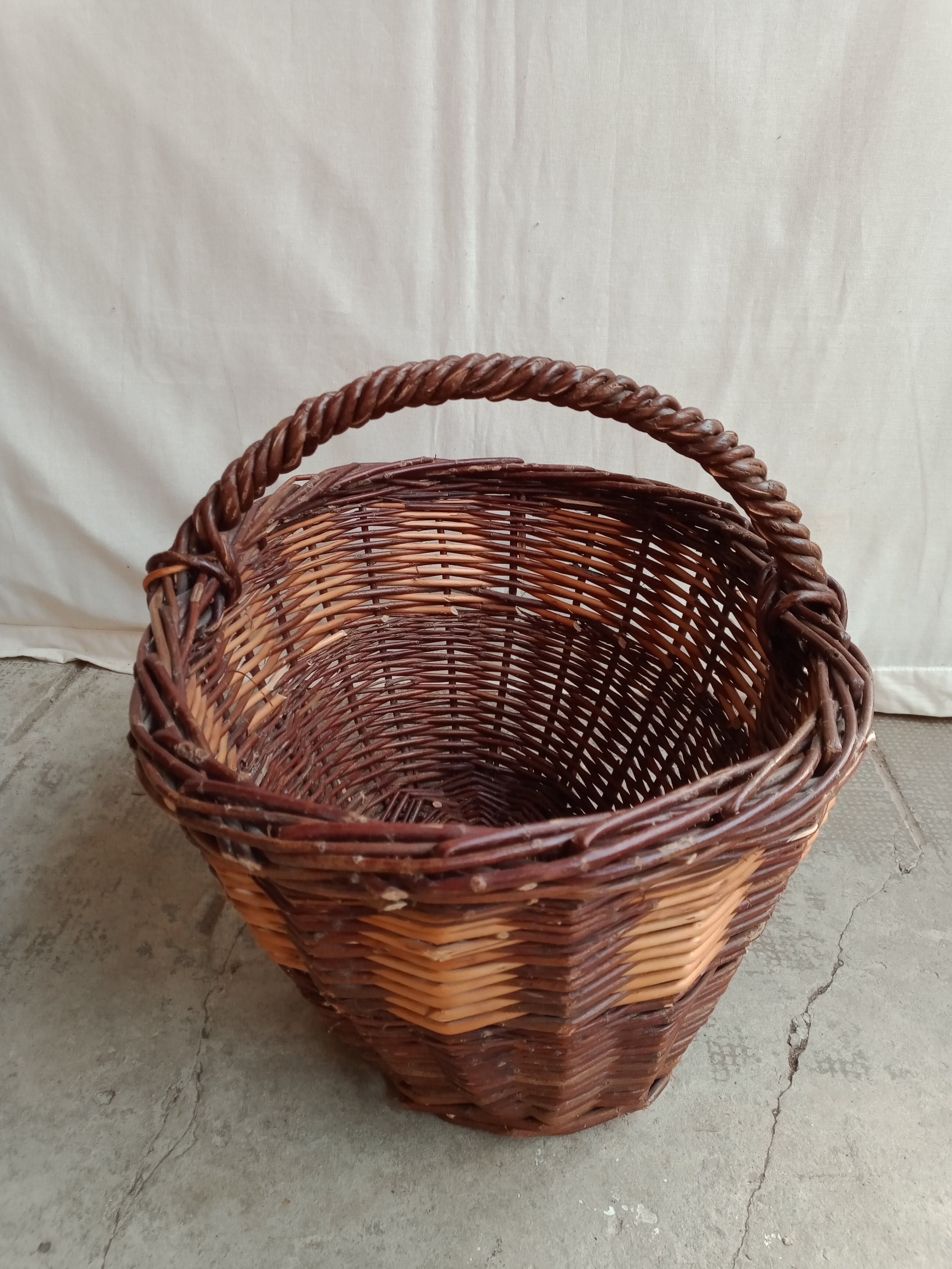 Old wicker basket