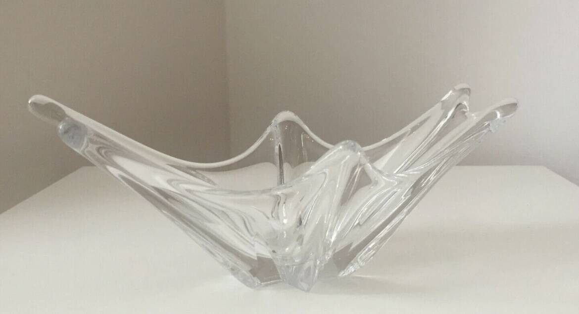 Daum France crystal emptying cup