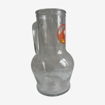 Glass Tropico advertising pitcher