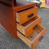 Vintage wood metal desk from the 60s