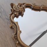Golden mirror 30x48cm