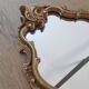 Golden mirror 30x48cm