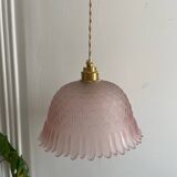 Art Deco cut glass pendant light