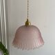 Art Deco cut glass pendant light