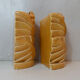 pair of vases in faience Saint Clement slurry art deco