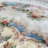 Vintage Chinese carpet round diam 180cm