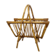 Rattan magazine rack