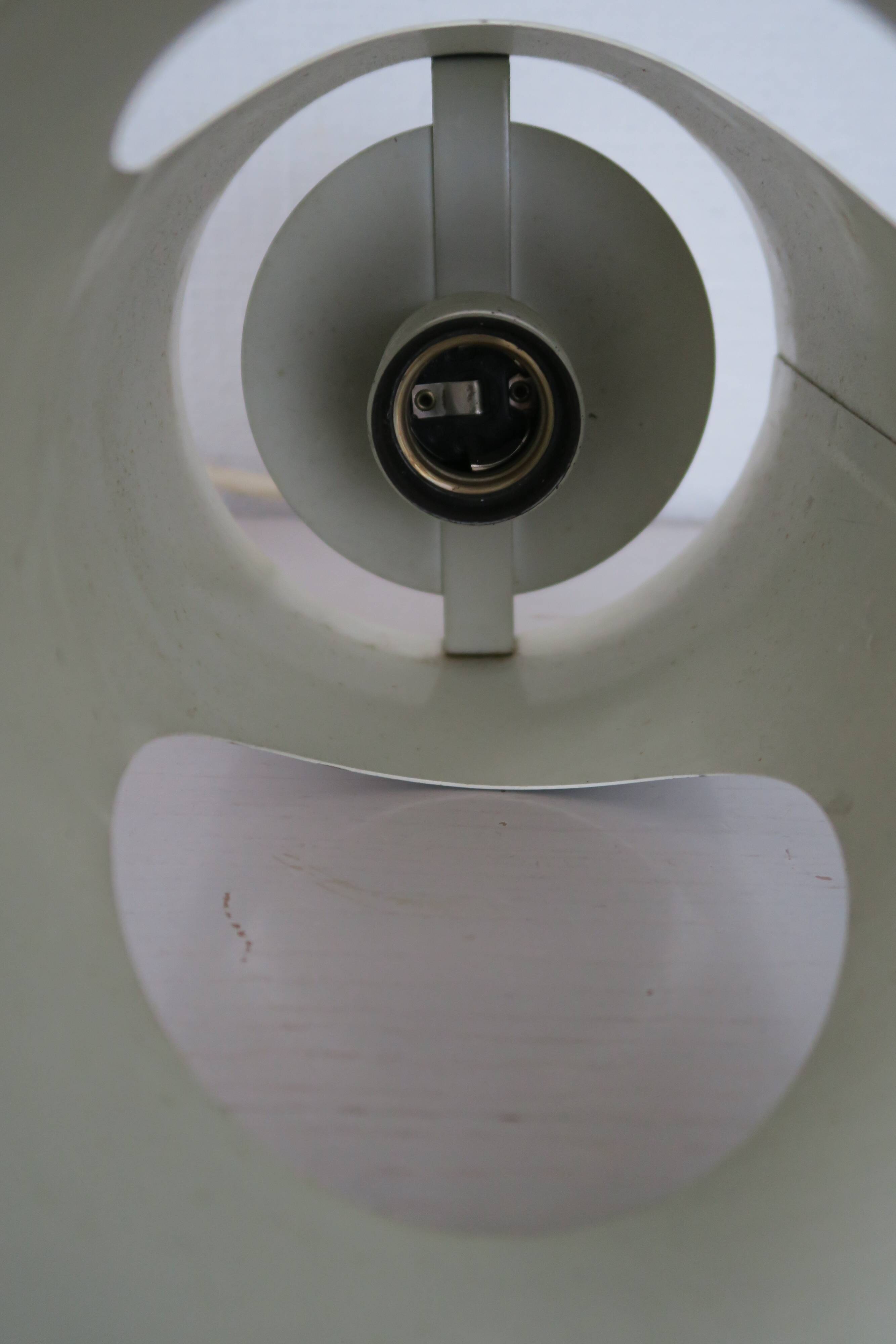 Suspension Tube ouvert  métal Space Age 1970