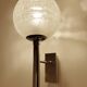 Pair Vintage Brutalist Bubble Glass Sconces