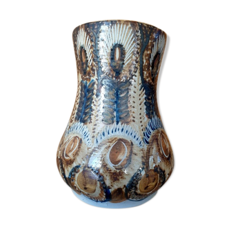 Vase en céramique vernissée années 1950/60