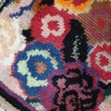 Tapis Antique Art Déco Français en Laine, Années 1920, Élégance Intemporell