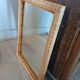 Antique rattan and bamboo mirror
