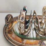 Silver metal foie gras set