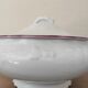 Vegetable soup tureen porcelain Ph. Deshoulière California series decoration