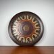 Large vintage ceramic wall plate from KMK Keramik Manufaktur Kupfermühle, 1970s.