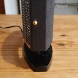 Vintage metal lamp black and gold