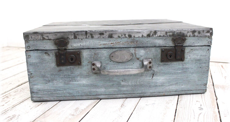 Valise en bois mallette de métier