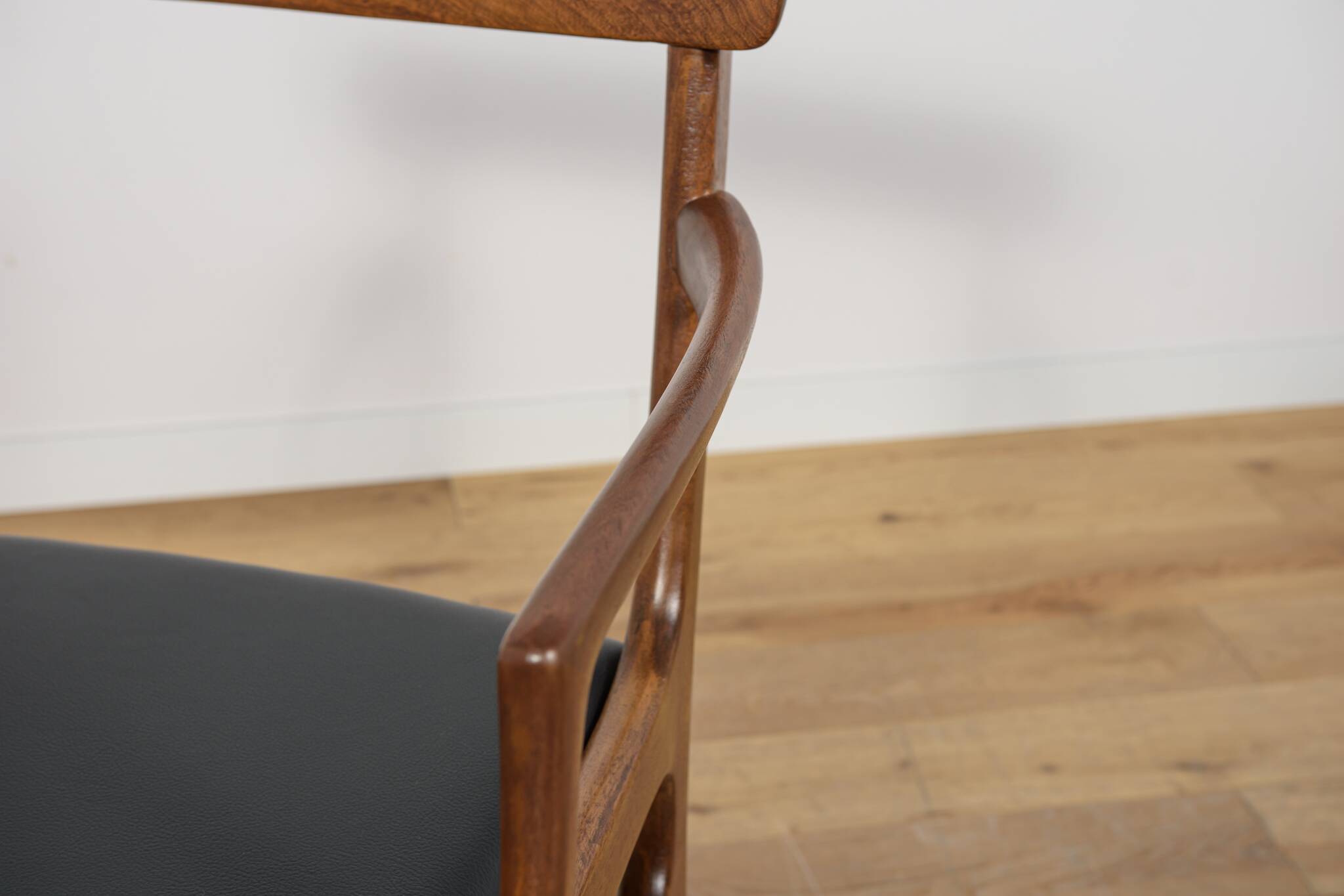 Danish Dining Chairs by Ole Wanscher for Poul Jeppesens Furniture Factory.