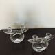 Pair of Art Deco Cristallerie de Vannes candlesticks