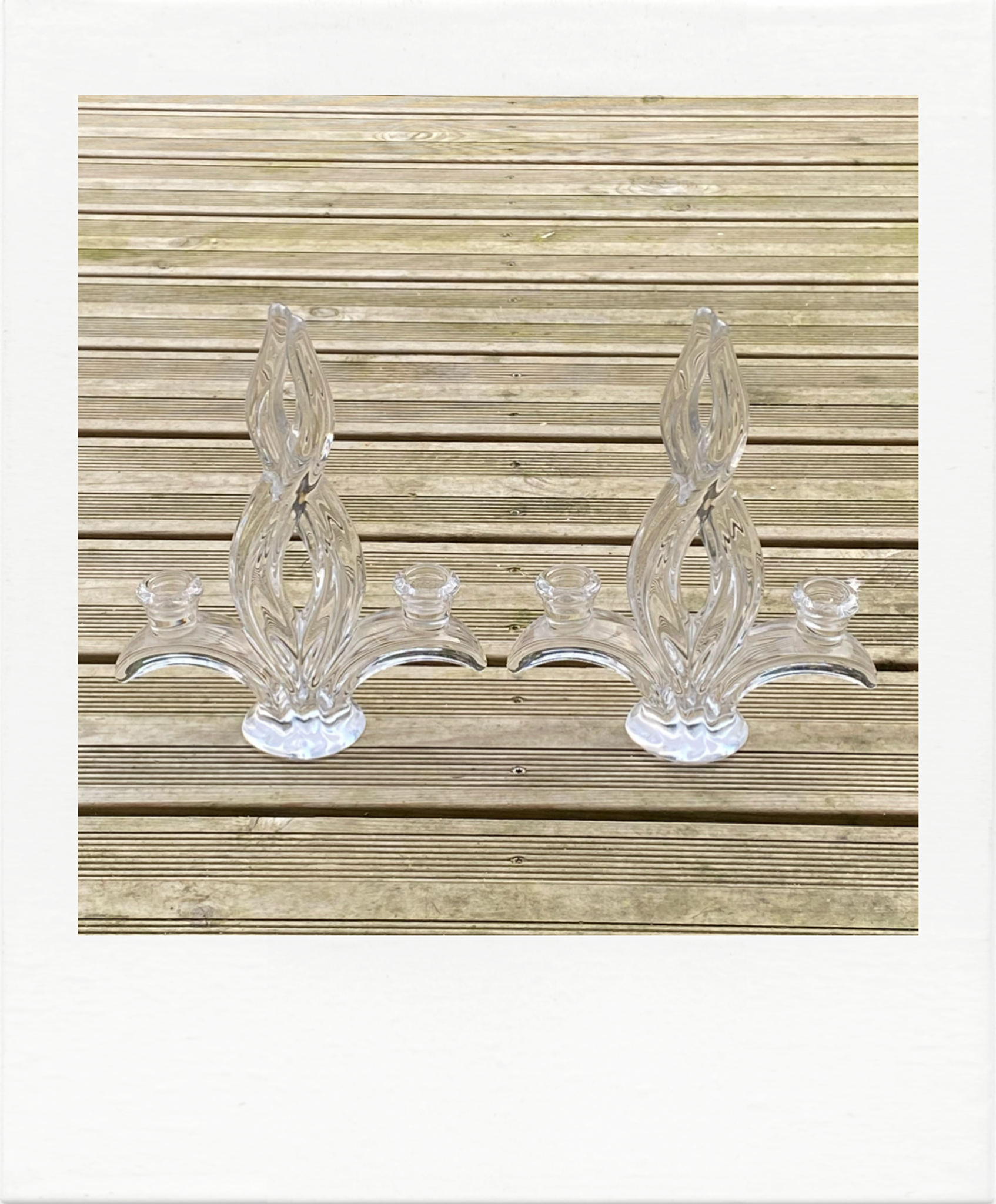 Pair of crystal chandeliers
