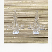 Pair of crystal chandeliers