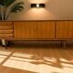 XL vintage wooden sideboard / buffet / chest of drawers