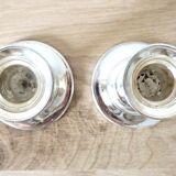 Pair of silver candle holders