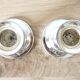 Pair of silver candle holders