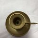 Brass hand candle holder