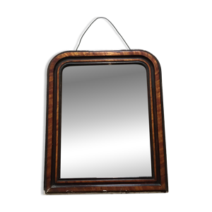 Miroir en bois et stuck - philippe