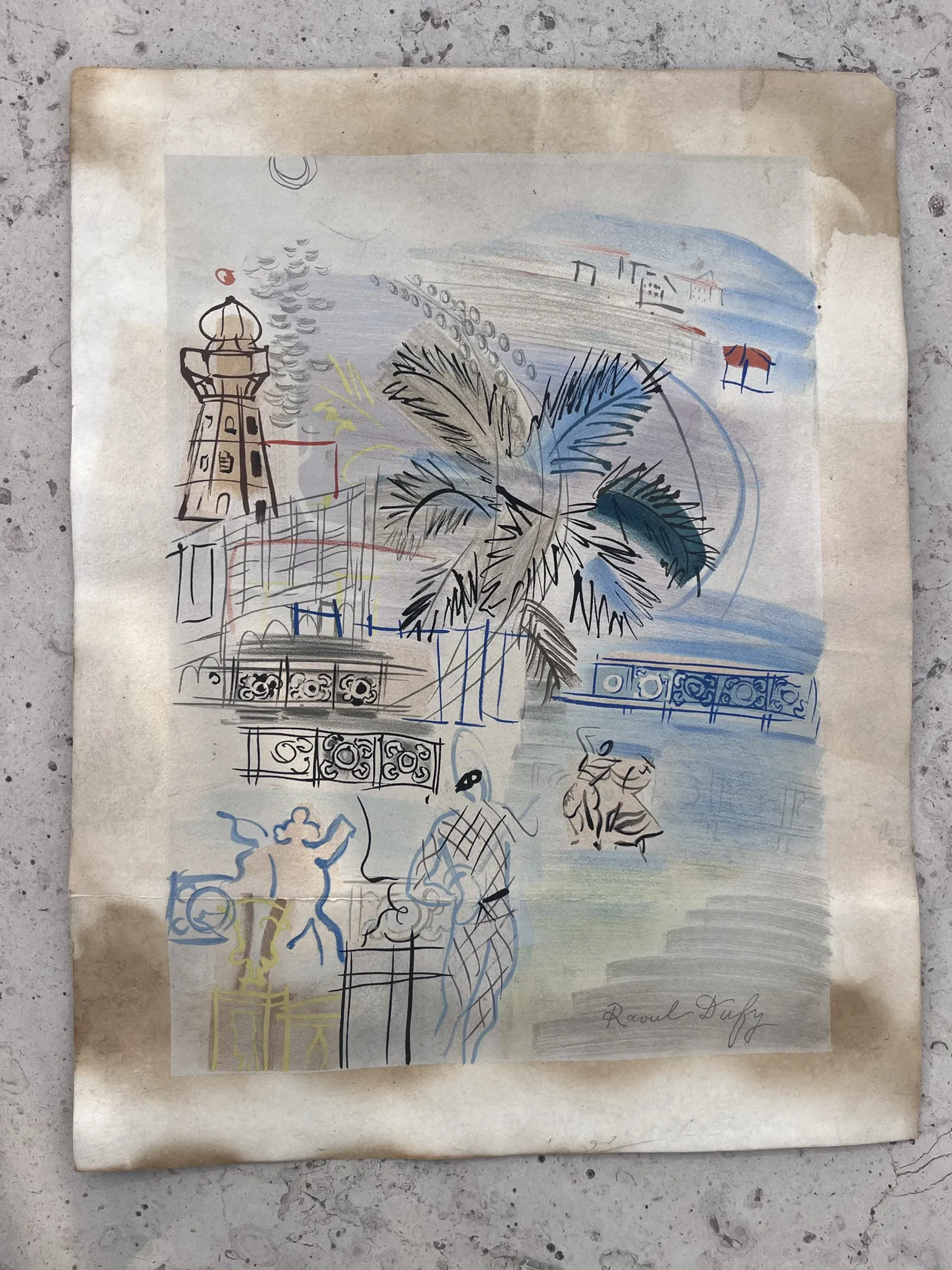Lithograph by Raoul Dufy